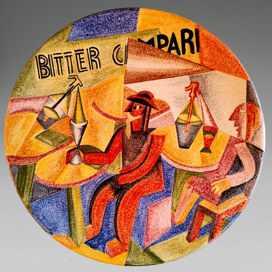Piatto Delizioso al Seltz Campari (omaggio a Fortunato Depero) Piatto Delizioso al Seltz Campari (omaggio a Fortunato Depero)