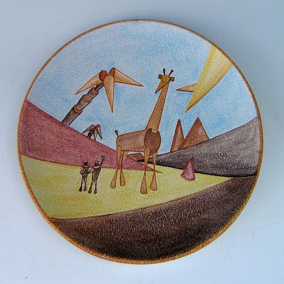 Piatto Le Giraffe (omaggio a Bruno Munari) Piatto Le Giraffe (omaggio a Bruno Munari)