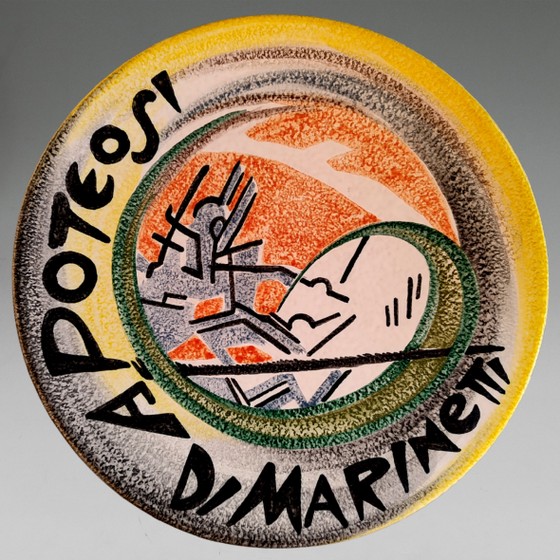 Piatto Apoteosi di Marinetti Giovanni Acquaviva Piatto Apoteosi di Marinetti Giovanni Acquaviva
